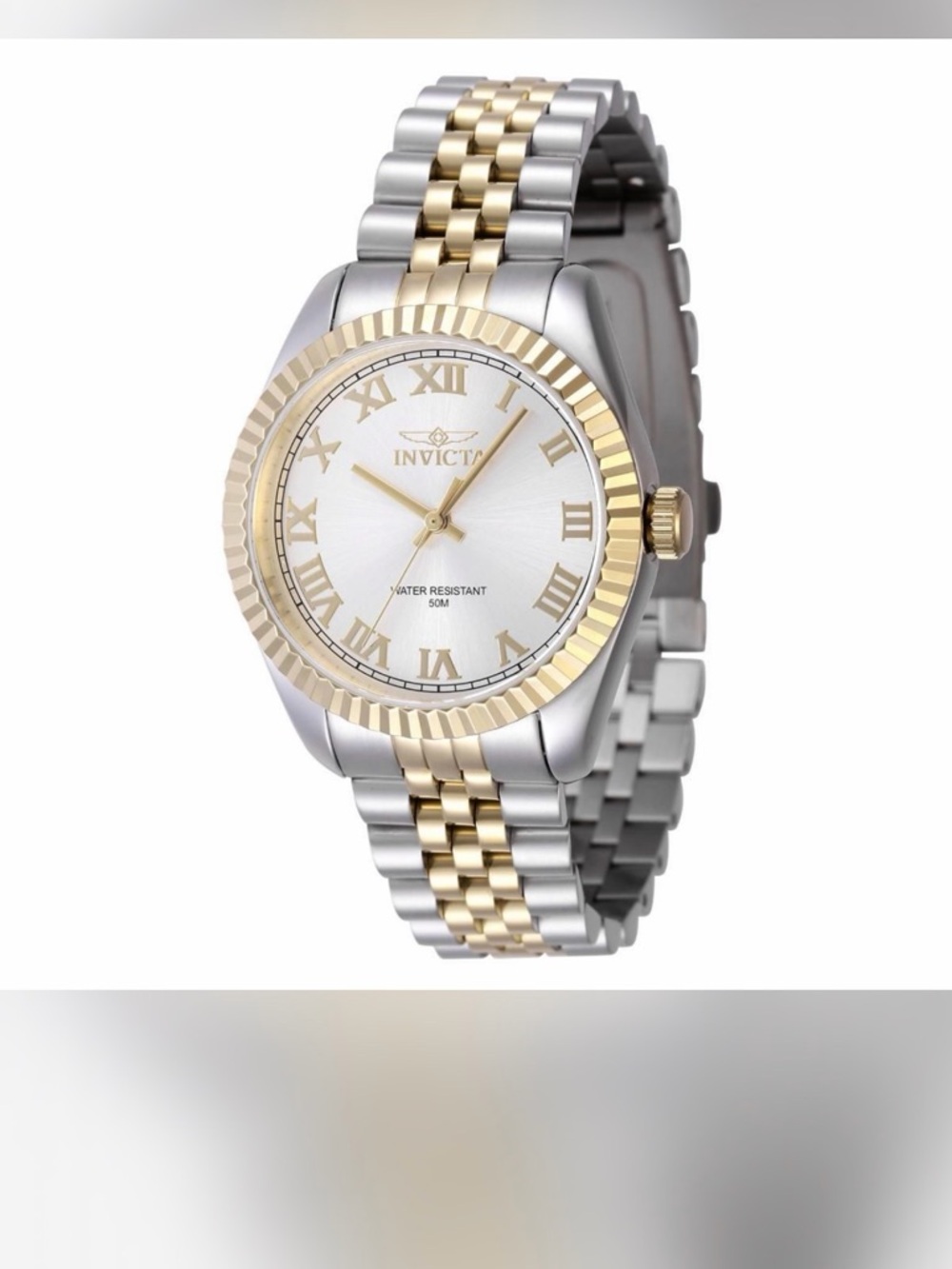 Invicta Two-Tone Silver and Gold Dress Watch